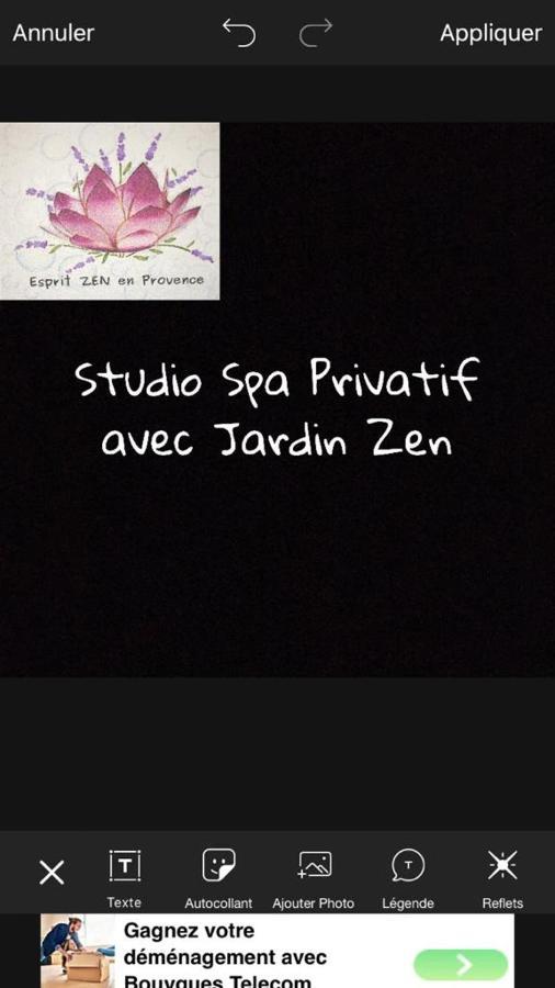 Esprit Zen En Provence Studio Spa Privatif Cheval-Blanc Kültér fotó